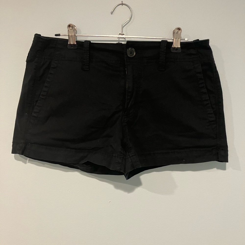 American Eagle Black Stretch Shorts